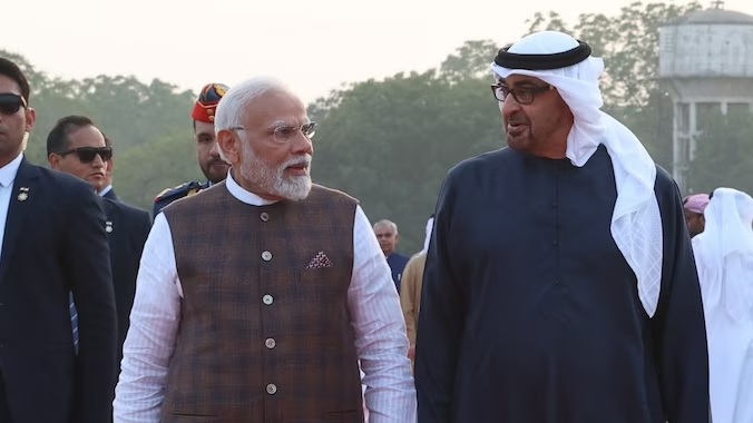 Strengthening Bonds: Modi and UAE President’s Vibrant Roadshow in Ahmedabad